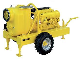 Дизельная грязевая мотопомпа Varisco JD 12-400 G10 RZD24 TRAILER