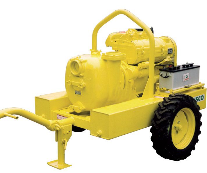 Дизельная грязевая мотопомпа VariscoJD 4-316 G10 MVM25 TRAILER