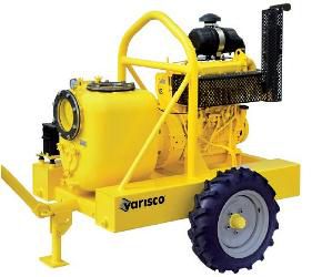 Дизельная грязевая мотопомпа Varisco JD 8-300 G10 MVM22 TRAILER 
