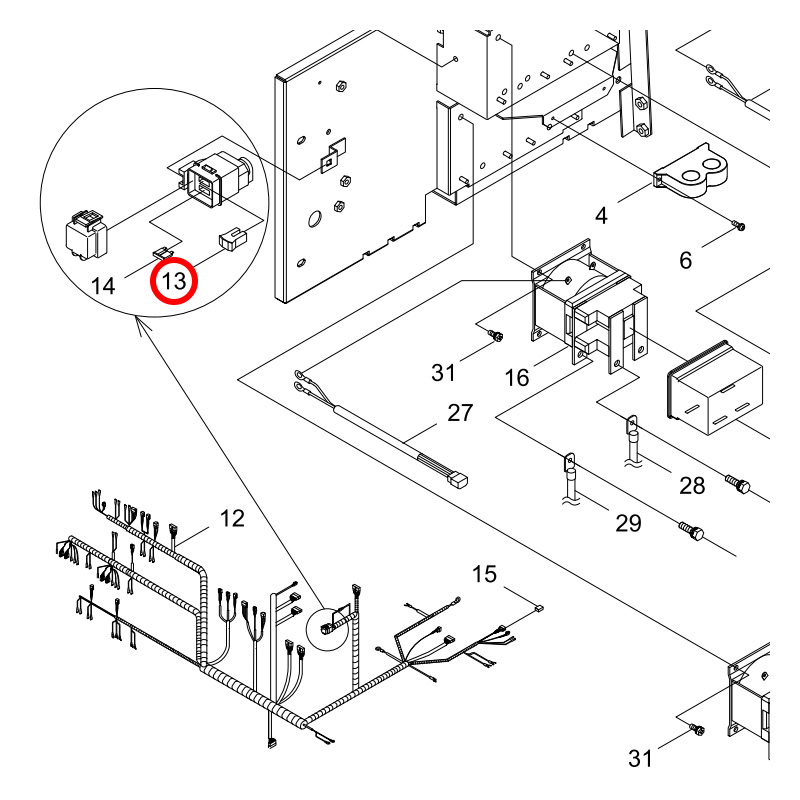 G350000380 Предохранитель SHINDAIWA DGW400, DGW500