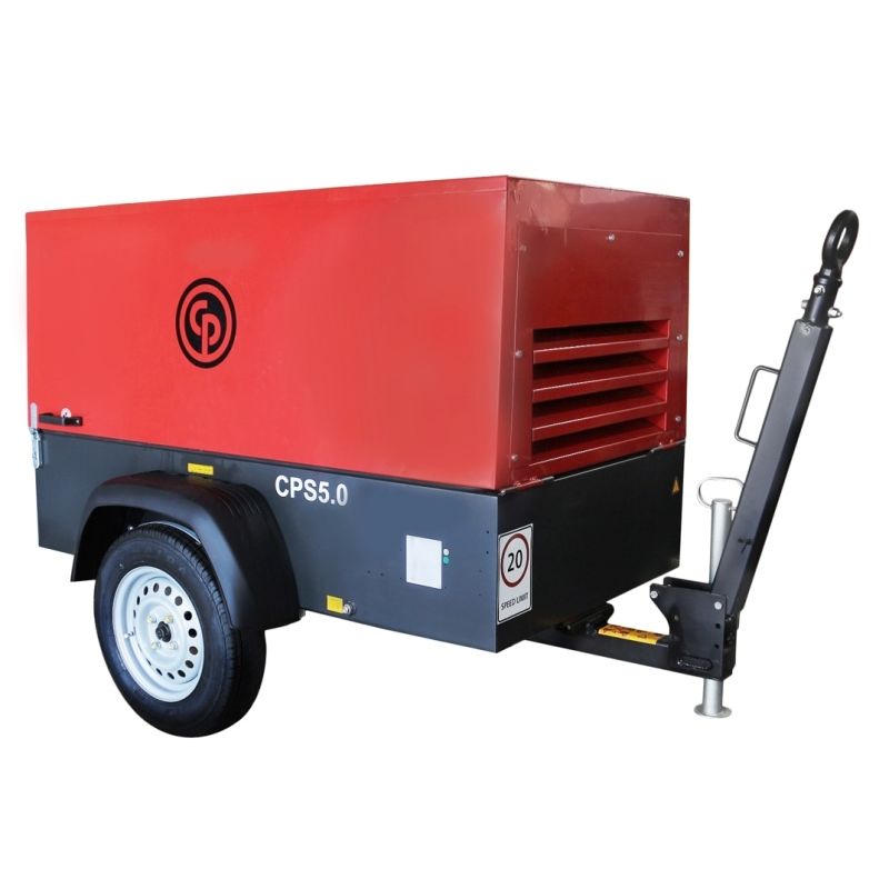 Винтовой дизельный компрессор Chicago Pneumatic CPS 175-7 на шасси