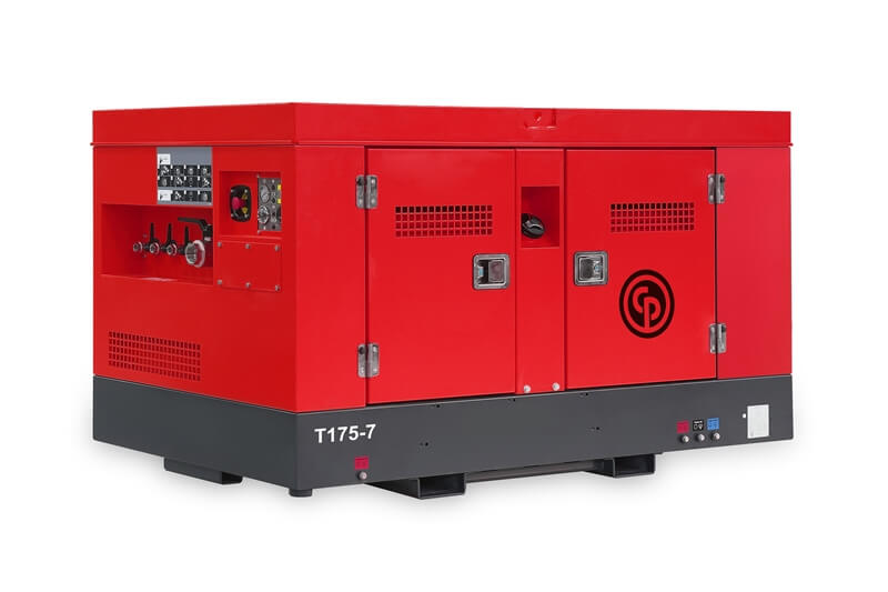 Винтовой дизельный компрессор Chicago Pneumatic T 250-7 с охладителем